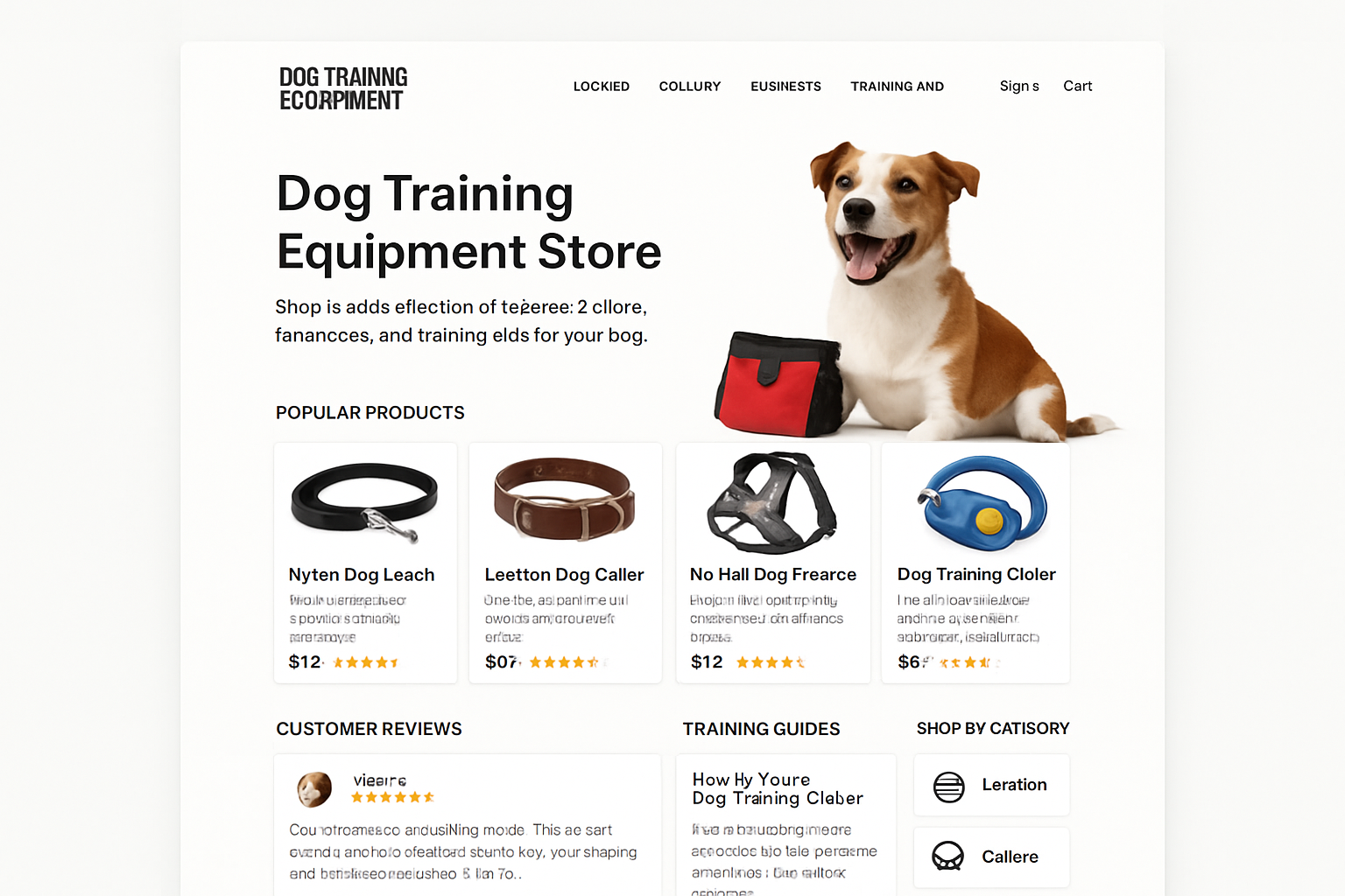 Dog Trainer Landing Page