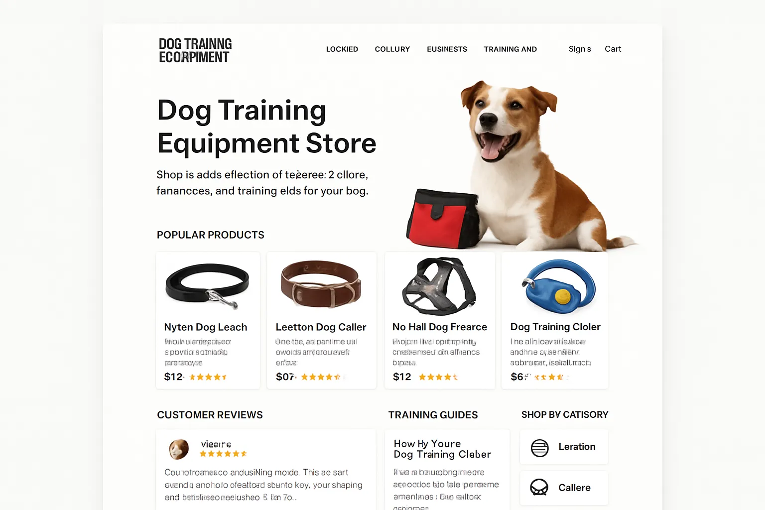 Alpha K9 Dog Trainer Landing Page Design
