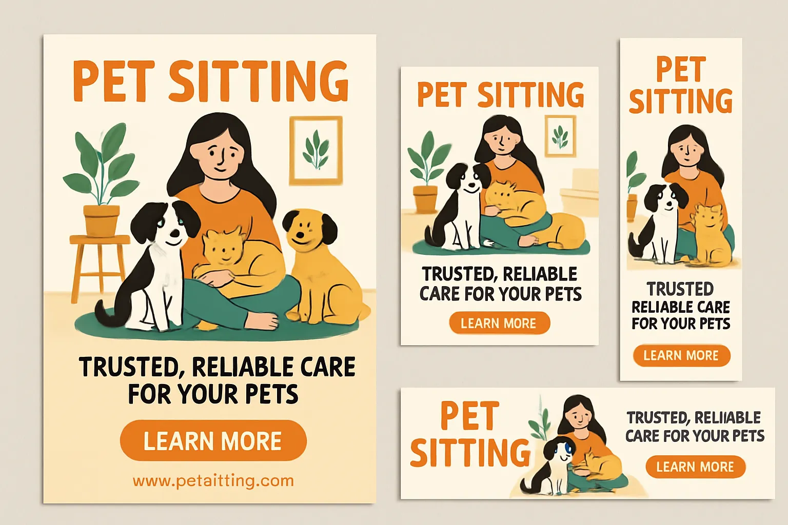 Engaging social media marketing content designed for pet brands.